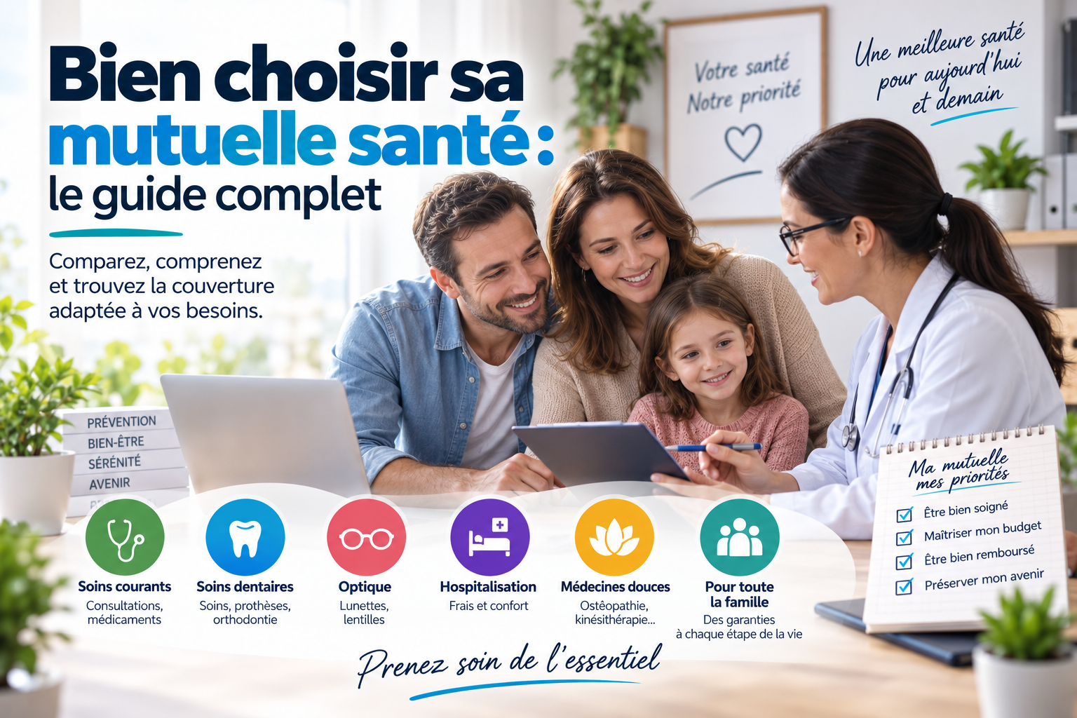 Bien choisir sa mutuelle santé : le guide complet