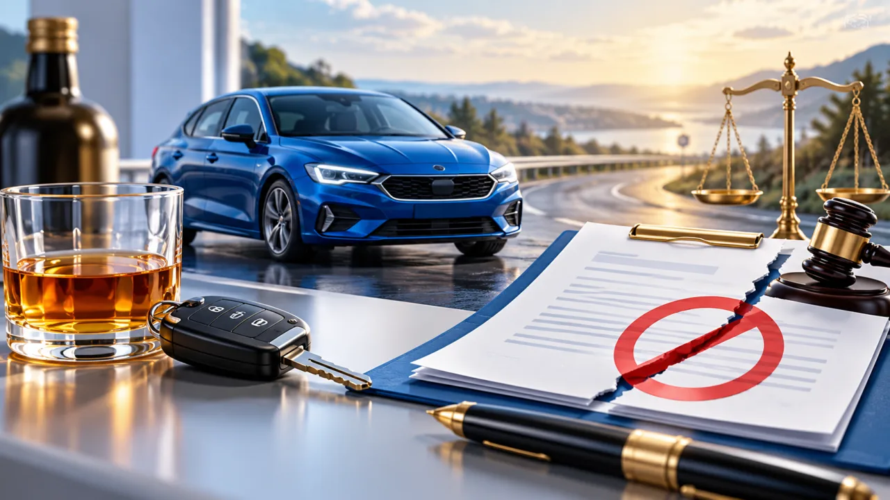 Illustration assurance automobile : taux d’alcool au volant et résiliation de l’assurance auto : comprendre